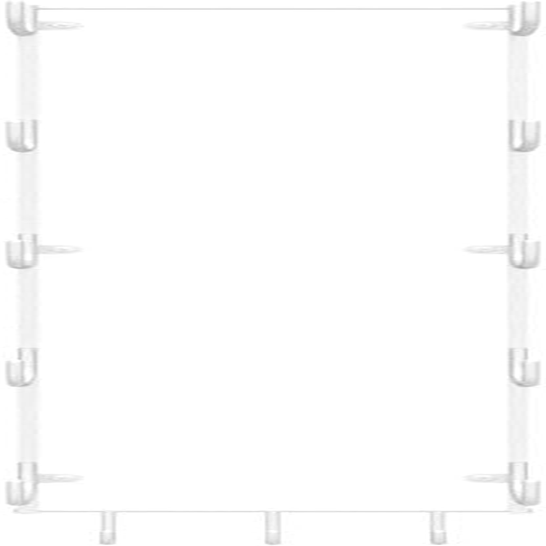 Guru Yoga Mat Holder Wall Mount with 3 Hooks for Hanging Yoga Strap, Resistance Bands, 5-Sectional Metal