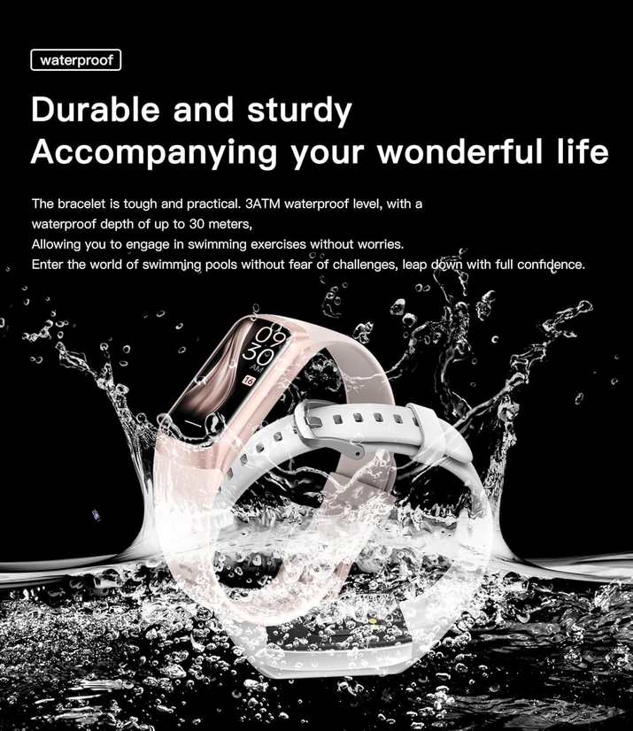 Fitness Trackers for Women Men, Oled Screen Heart Rate Sleep Monitor Step Tracker 25 Sports Modes IP68 Waterproof Smartwatch Activity Tracker, Smart Bracelet Fitness Tracker Watch with Blood Pressure