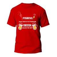 Fishing Solves All My Problem Man T-Shirt