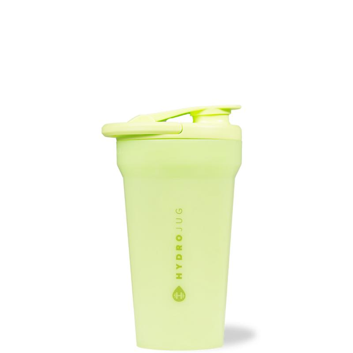 Hydrojug 20 Oz Noiseless Shaker Bottle – 100% Leakproof Shaker Cup for Protein Mixes, Pre-Workout & Supplement Shakes