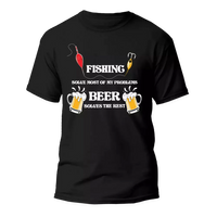 Fishing Solves All My Problem Man T-Shirt