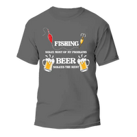 Fishing Solves All My Problem Man T-Shirt